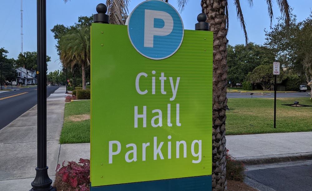 City Hall Parking in Ocala Florida