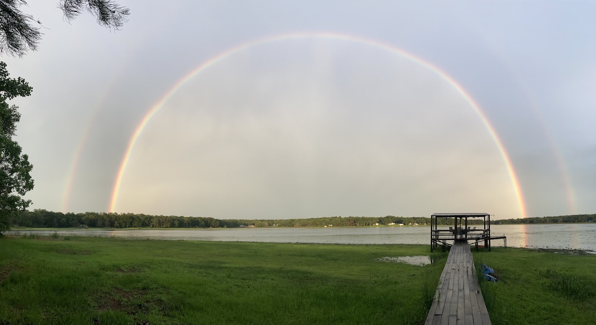 Double Rainbow Over Rainbow Lakes Estates