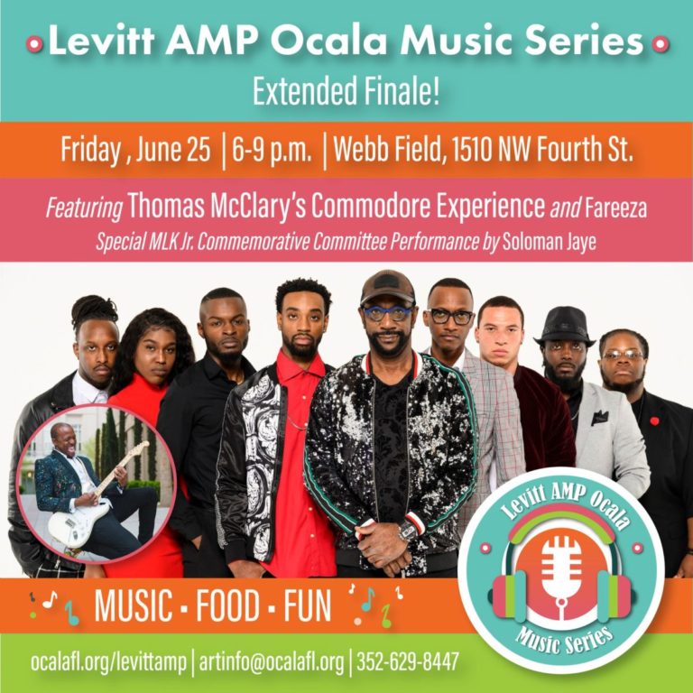 Levitt AMP Ocala Music Series finale on June 25