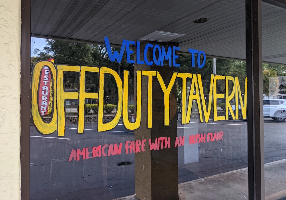 Off Duty Tavern restaurant in Ocala Florida