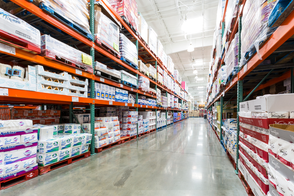 Supermarket aisle