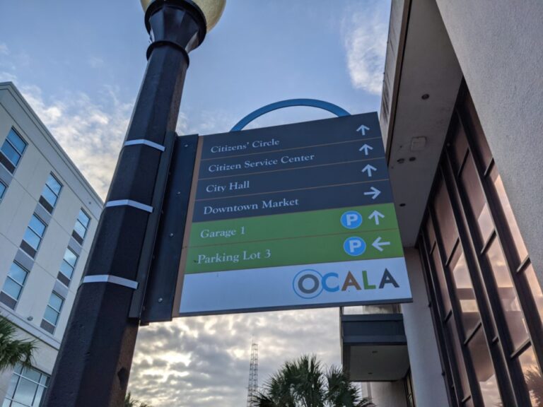 City of Ocala street sign