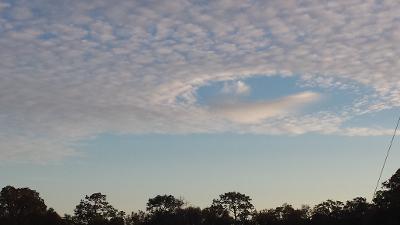 Cloud Formation Over Northwest Ocala On A Beautiful Day