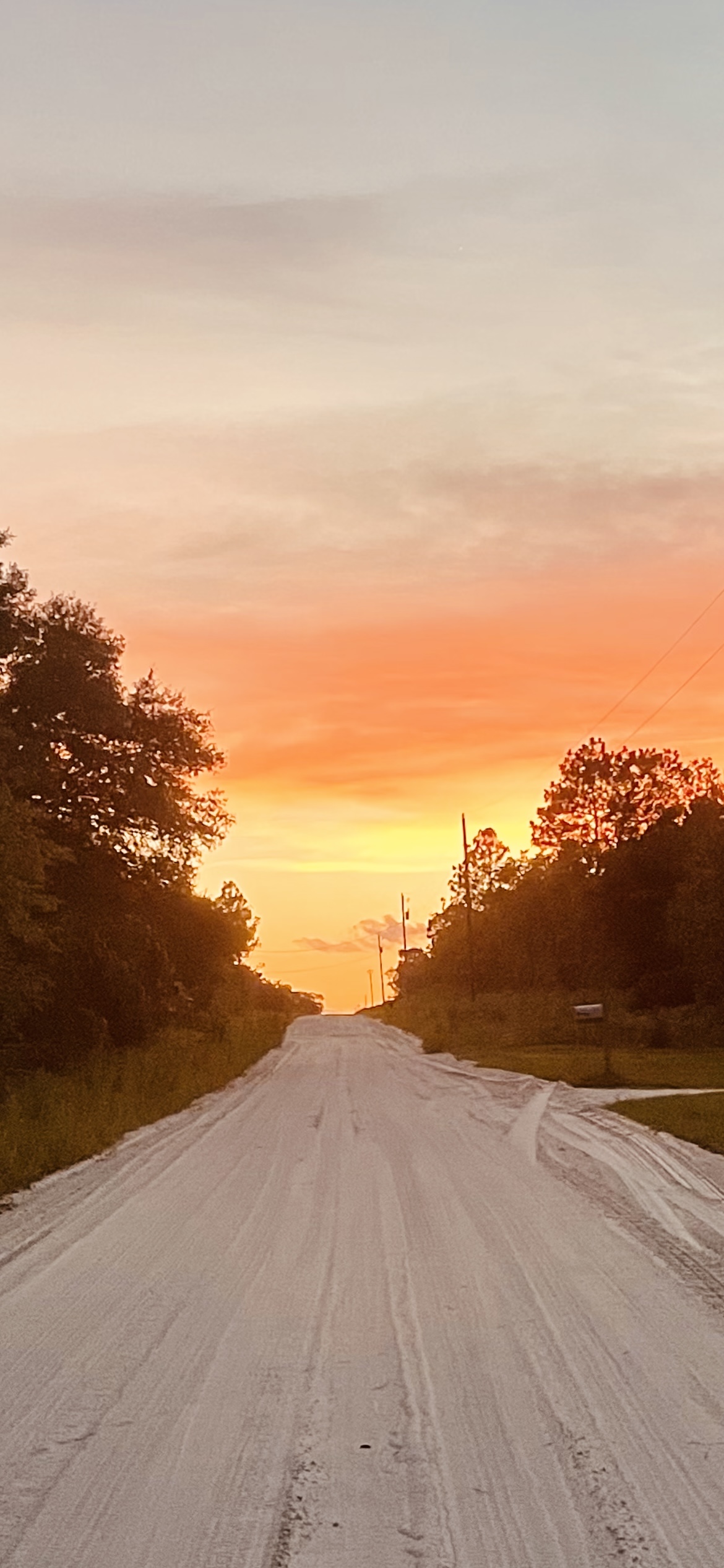 Fiery Sunset In Dunnellon