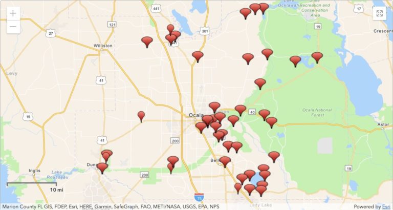 Marion County parks within county limits