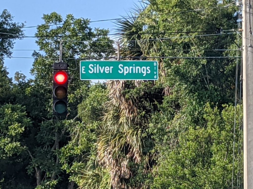 Silver Springs Boulevard Traffic Light Silver Springs Boulevard Traffic Light