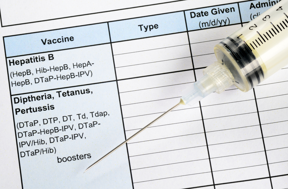 Vaccine immunizations list