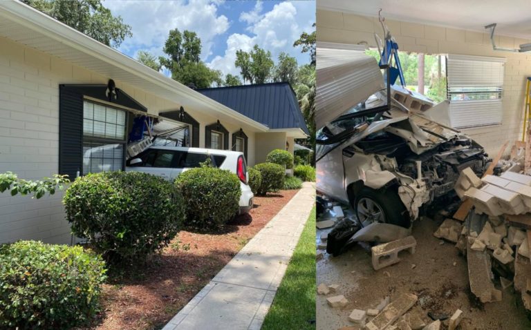 Vehicle crashes into home in southeast Ocala