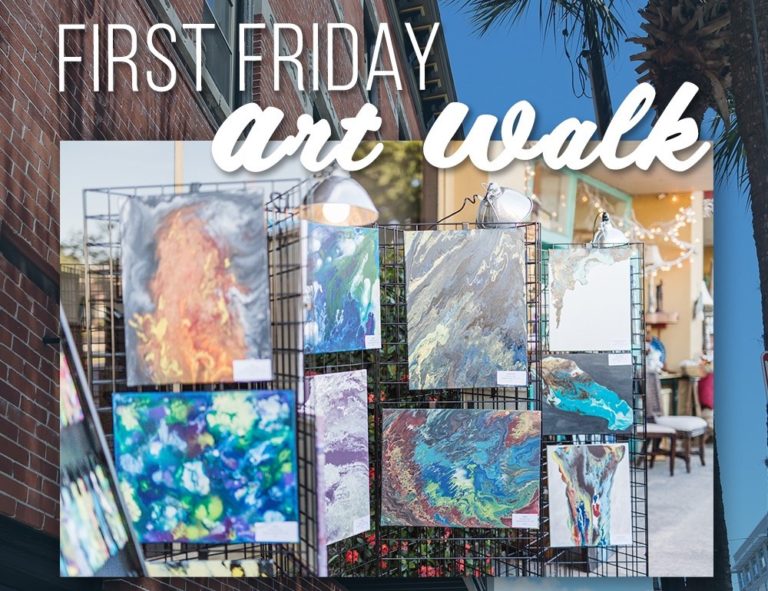 First Friday Art Walk in Downtown Ocala Florida
