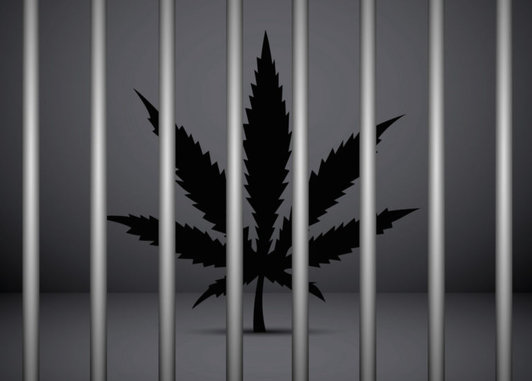 Marijuana behind bars