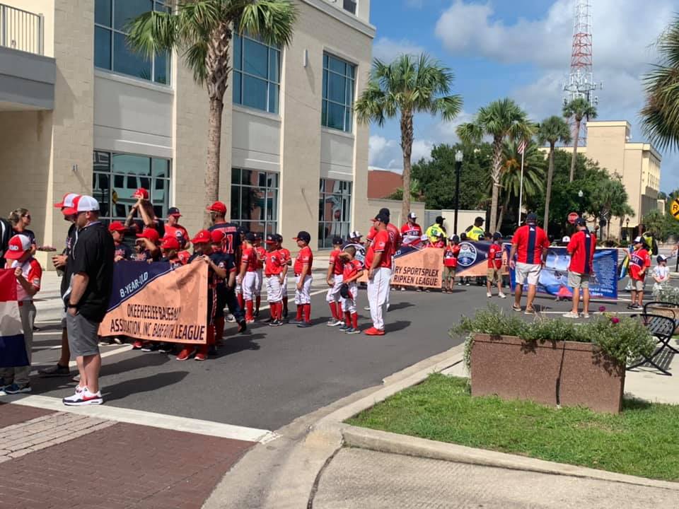 Ocala Rotary Reds competing in Cal Ripken 8 year old World Series
