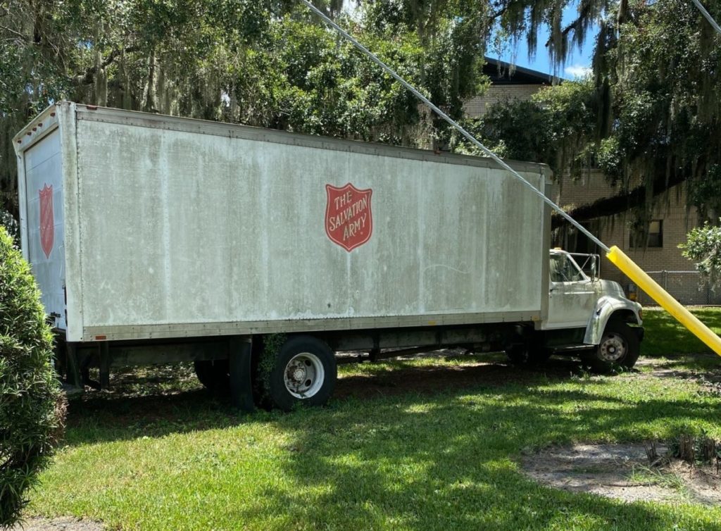 The Salvation Army truck is for sale in Ocala Florida