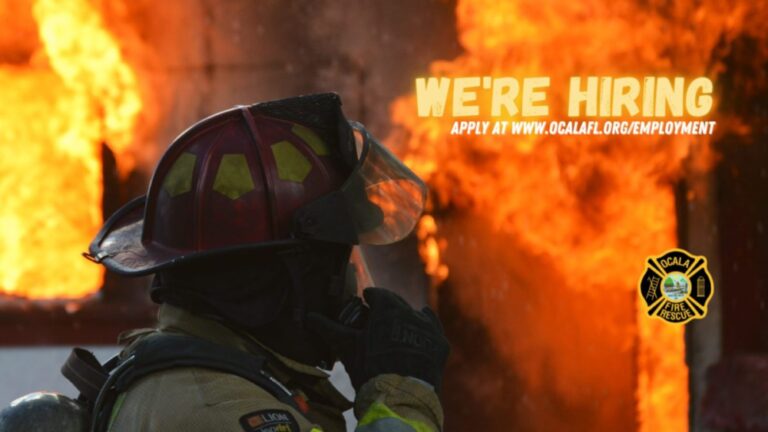 Ocala Fire Rescue hiring firefighter/EMTs and firefighter/paramedics
