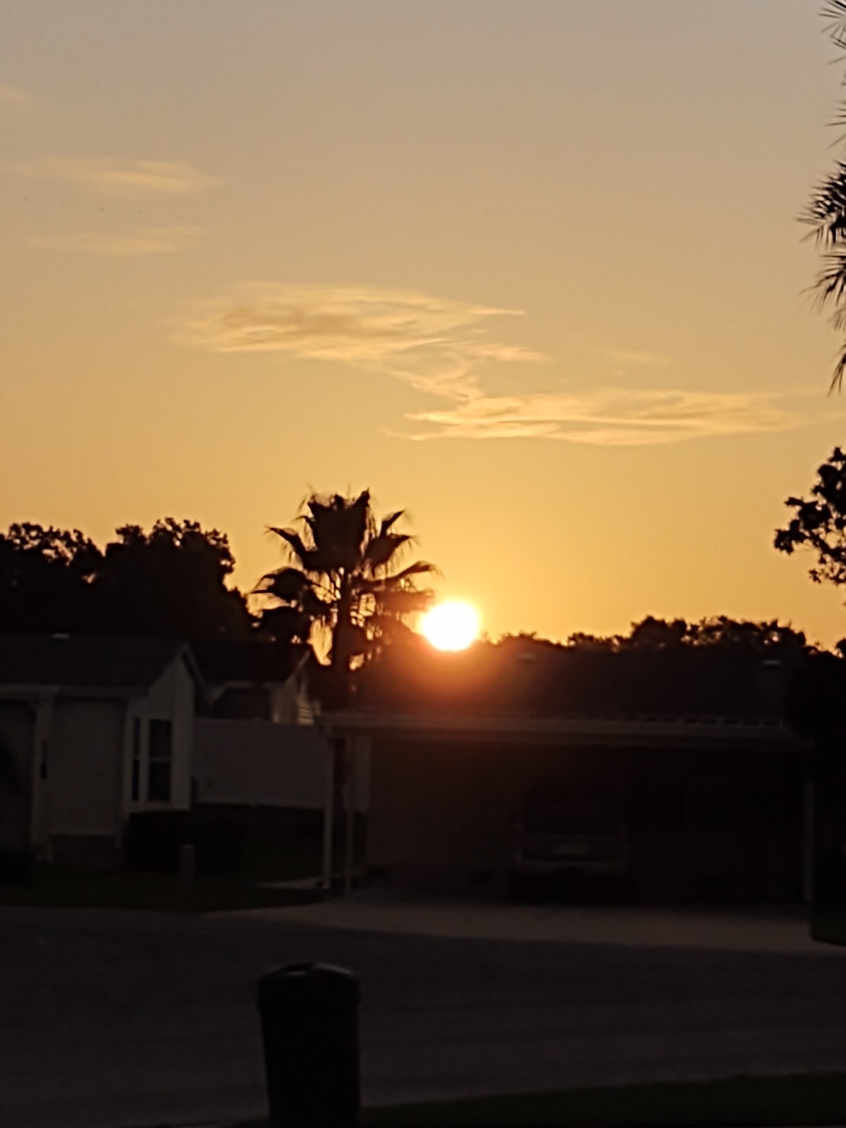 Sunrise Over Fairfield Village In Ocala