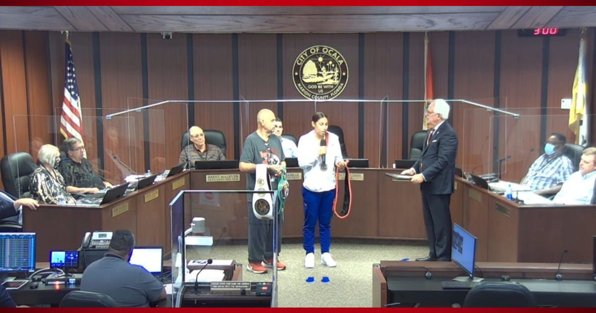 Accomplished Ocala youth boxer receives commendation from city