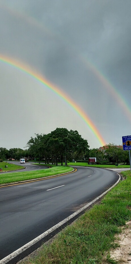 Amazing Double Rainbow Over Ocala