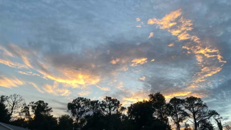 Beautiful Sky Over SummerGlen Community in Ocala