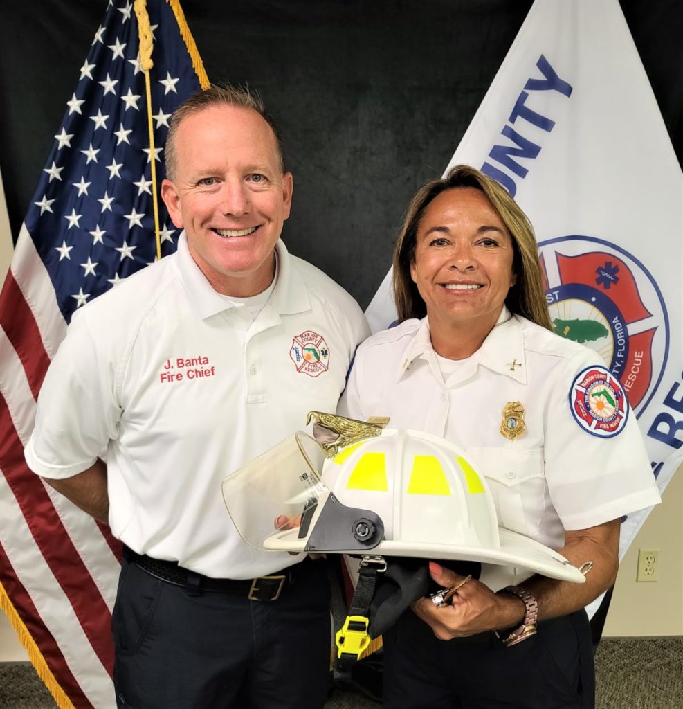 Pamela Driggers promoted to MCFR Battalion Chief