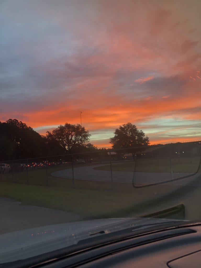 Sunrise Over Fort McCoy School