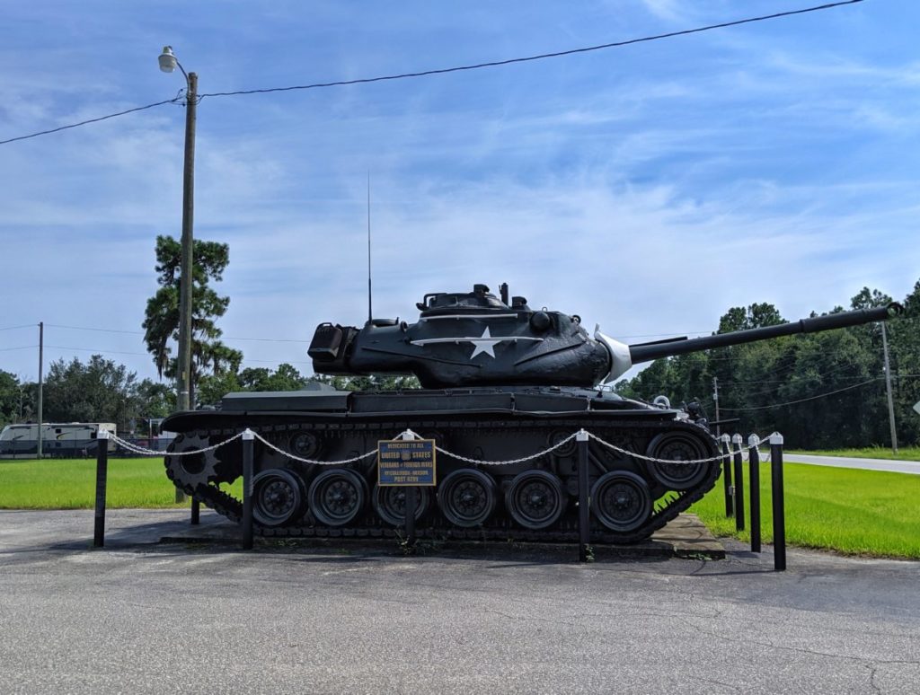 Tank at VFW Post 4209 in Ocala Florida