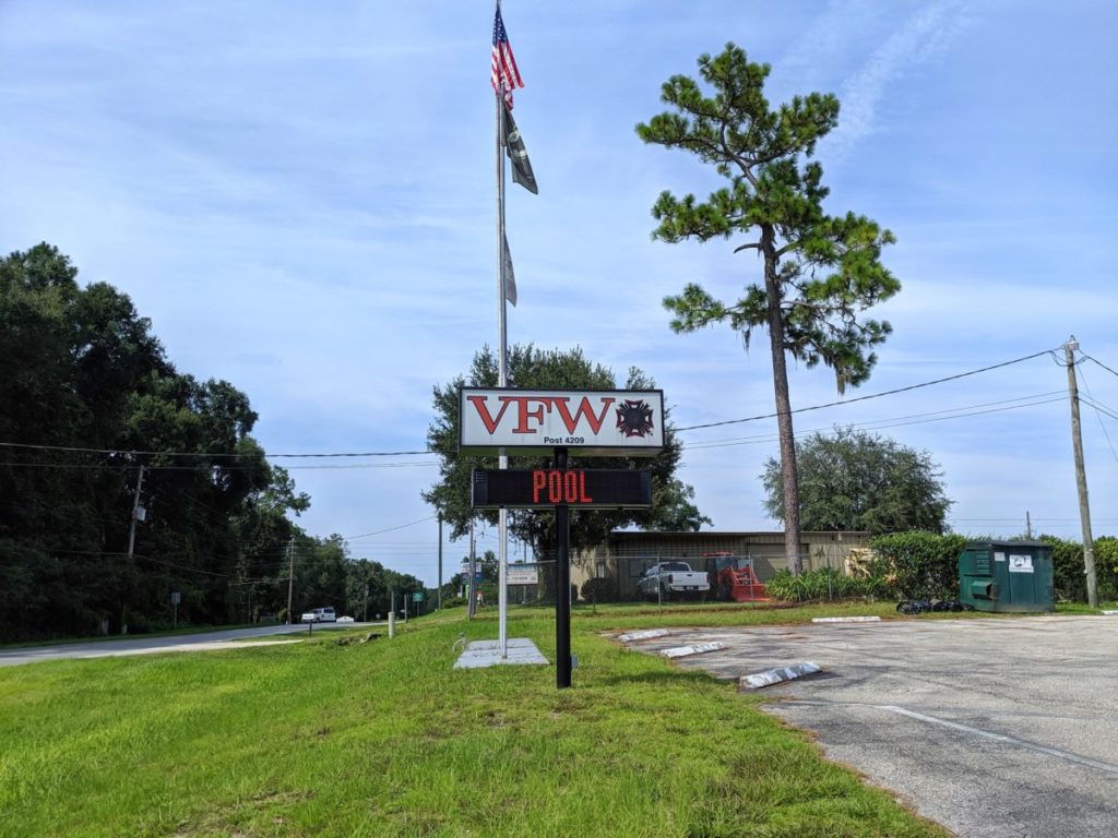 VFW Post 4209 at 4805 NE 36th Avenue in Ocala, Florida