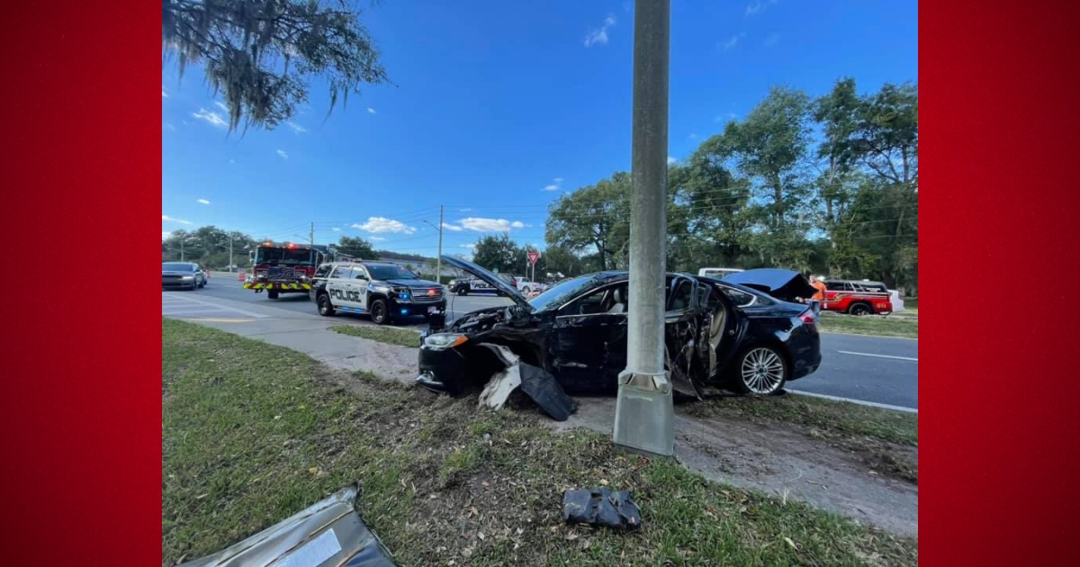 An accident in Ocala on October 19 involved a sedan and a semi-truck. 