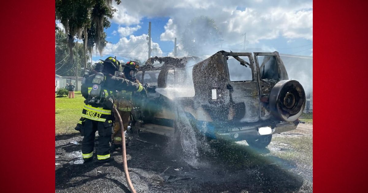 Ocala Fire Rescue battling fire