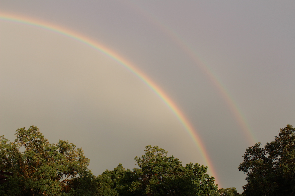 Beautiful Double Rainbow Over Ocala