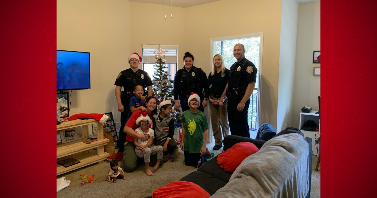Local police department donates holiday decorations turkeys