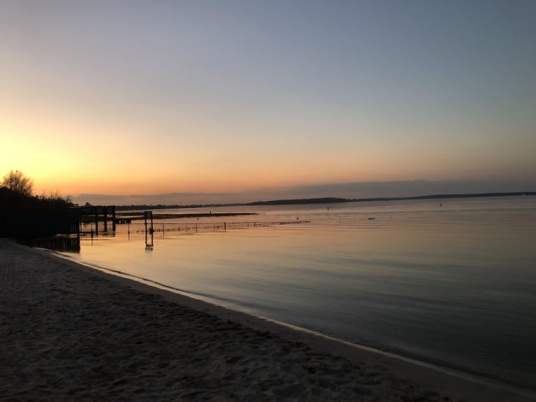 Beautiful Lake Weir Sunset From Eaton’s Beach