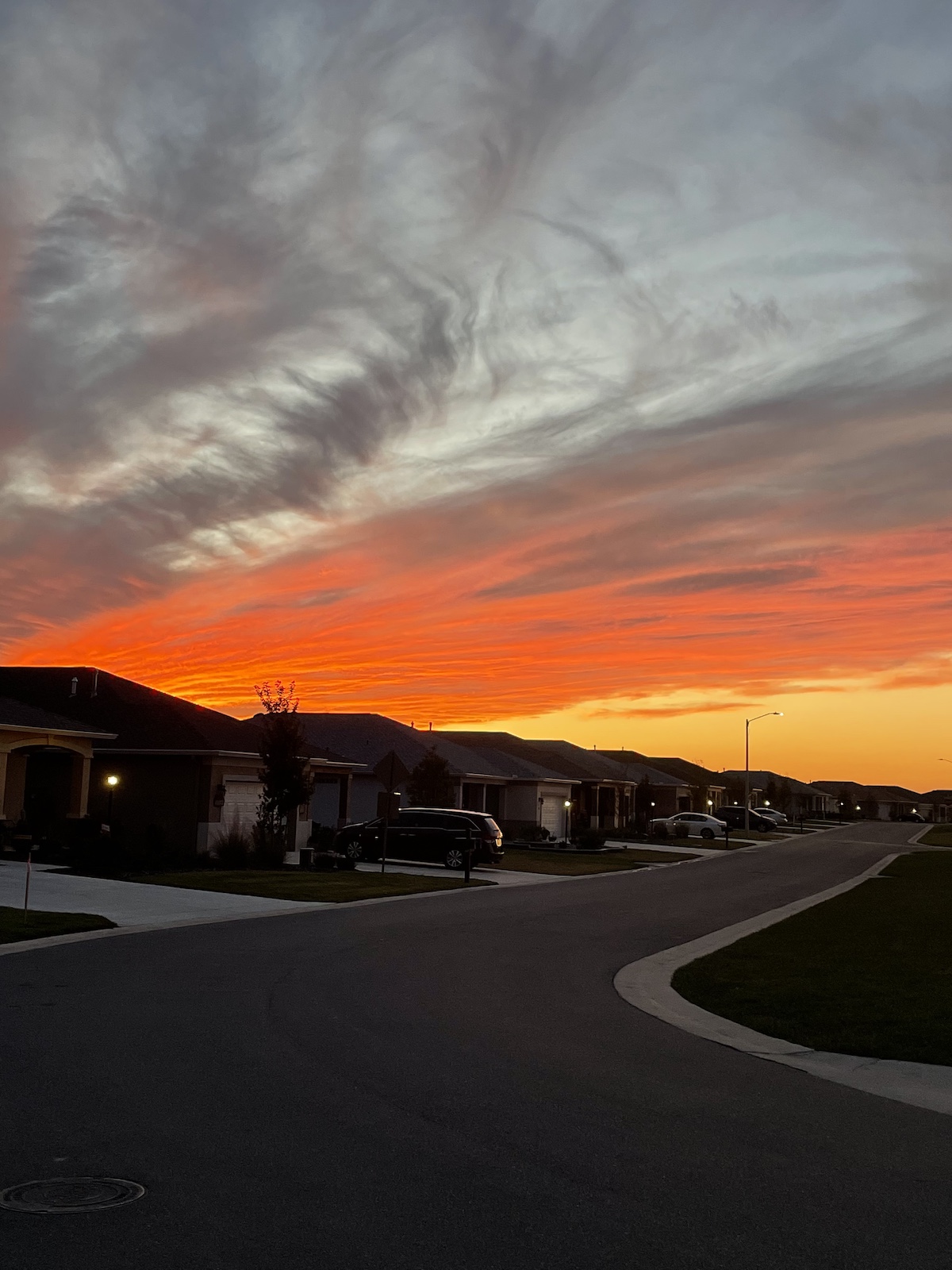 Beautiful Sunset Over Weybourne Landing At On Top Of The World Community In Ocala