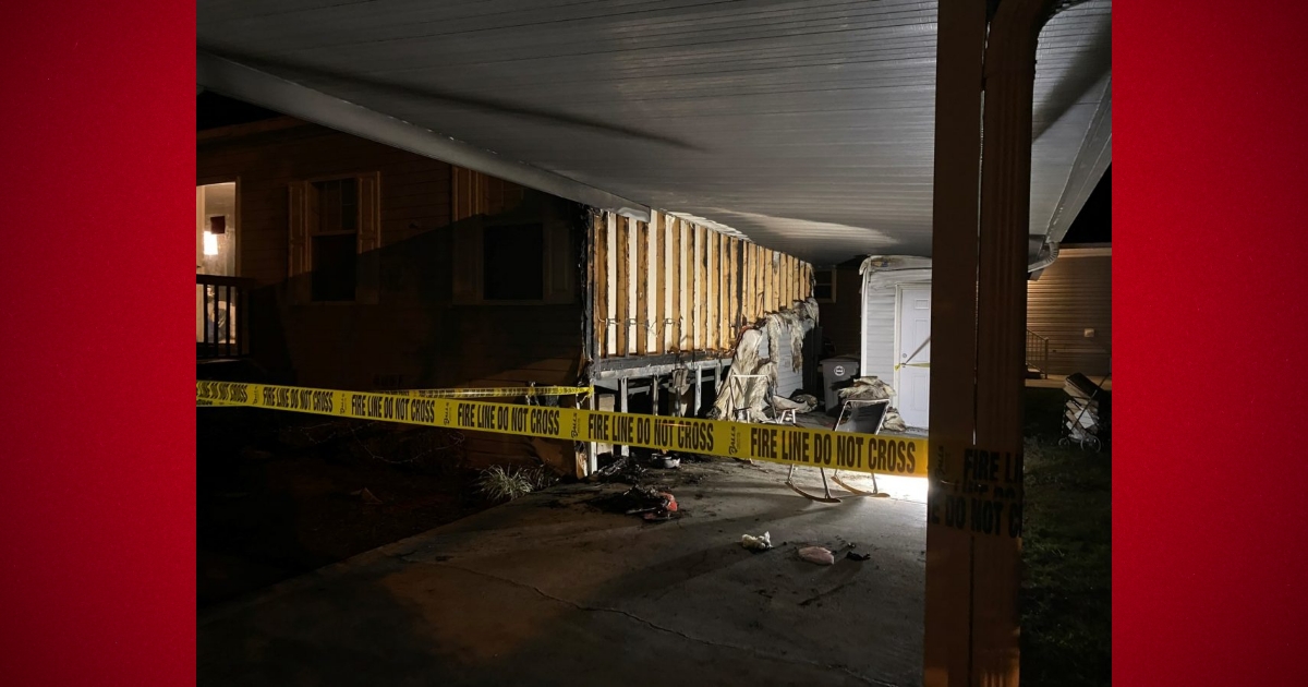Dogs barking wakes owner alerts of mobile home fire