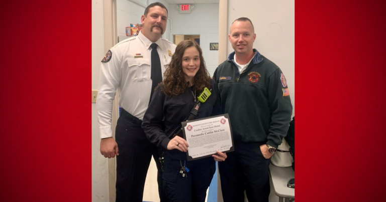 Marion County paramedic awarded Cardiac Arrest Save Medal