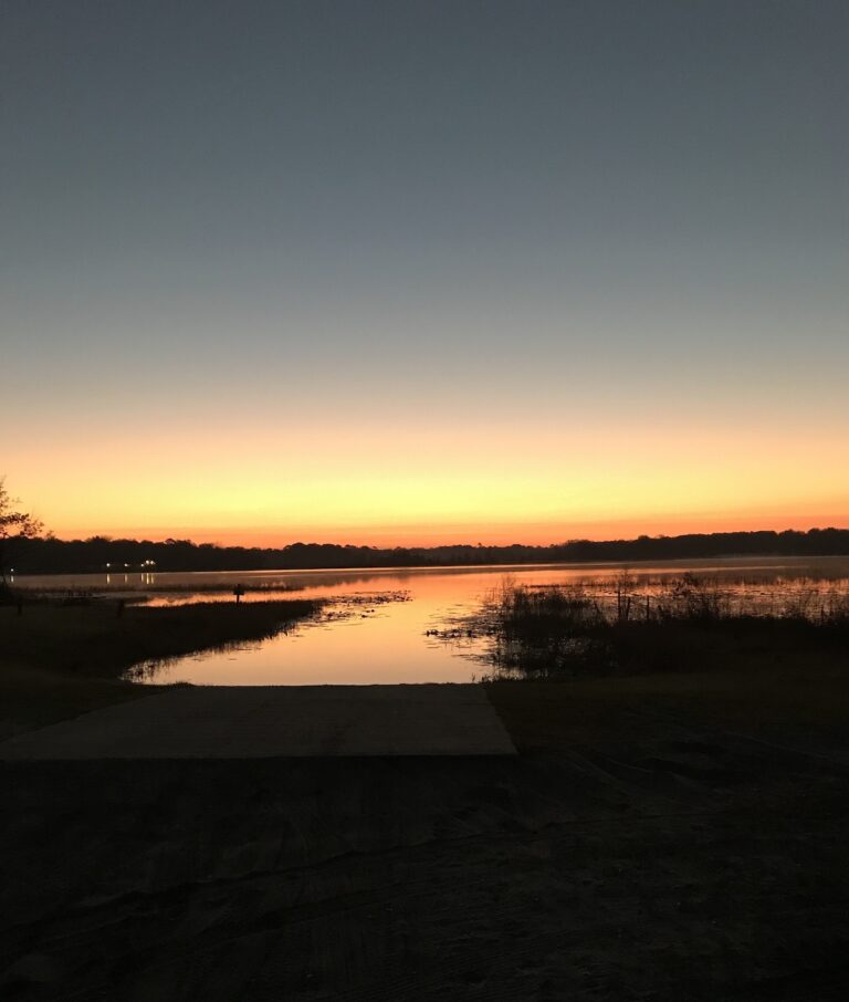 Beautiful Sunrise Over Smith Lake In Belleview