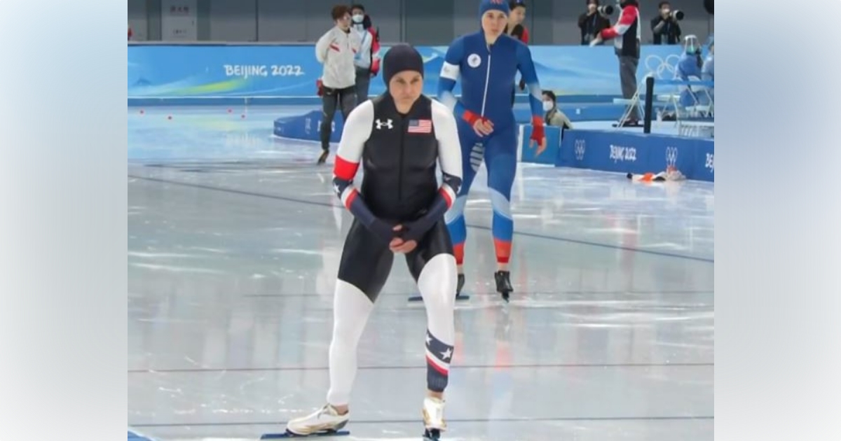 Brittany Bowe wins bronze medal in 1000 meter speed skating event 2