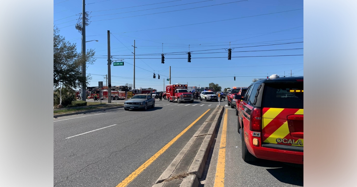Driver trauma alerted after vehicle overturns at SR 40 SW 60th Avenue intersection