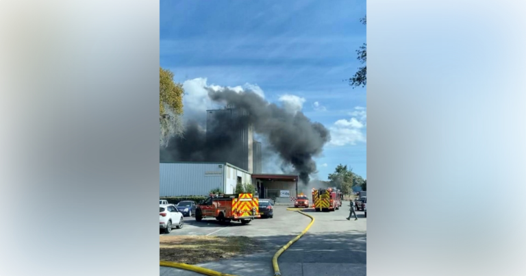 Transformers catch fire at Ocala Breeders Feed and Supply warehouse