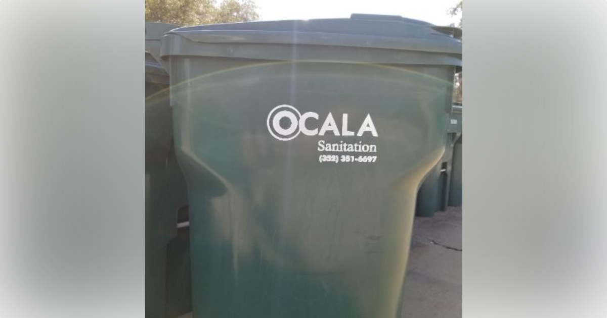 City of Ocala soliciting quotes for vendor to provide household roll out garbage cart 1