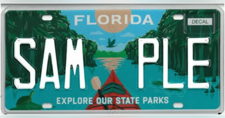 FLHSMV announces new Florida State Parks specialty license plate
