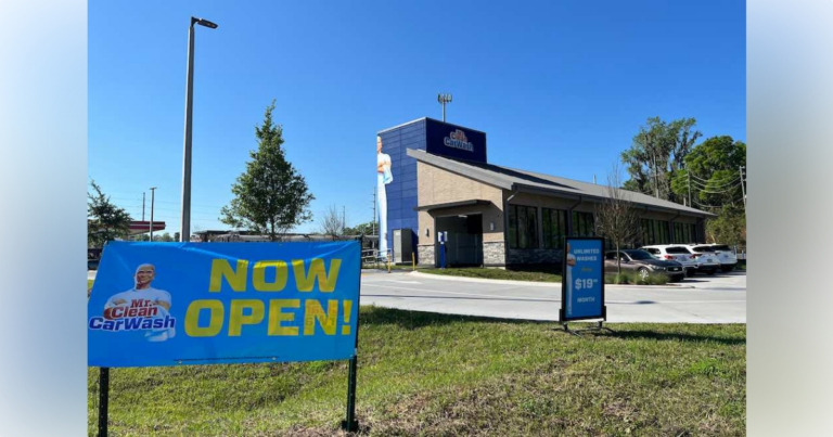Mr. Clean Car Wash in Ocala to celebrate grand opening this weekend