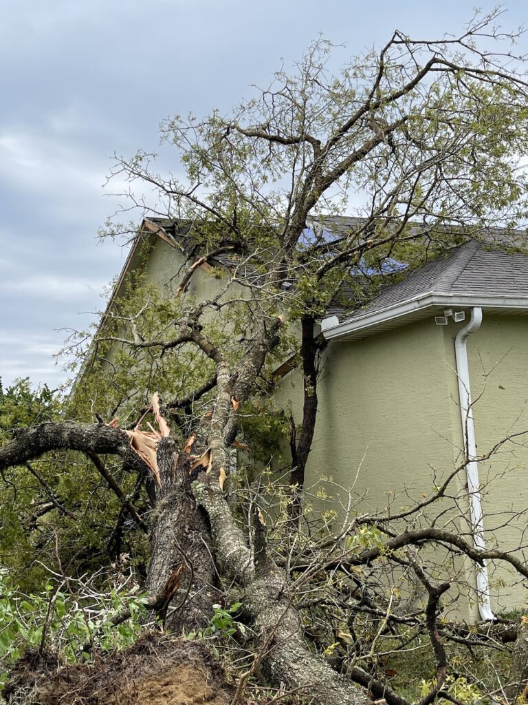Tornado Damage In Deer Path Community In SE Ocala
