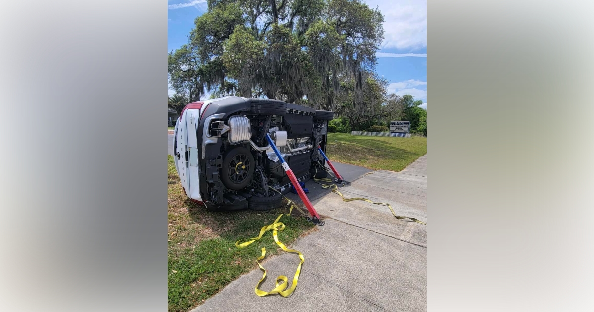 Two people extricated after accident on SW 20th Street in Ocala