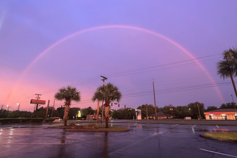 Full Rainbow Over SR 200 In Ocala