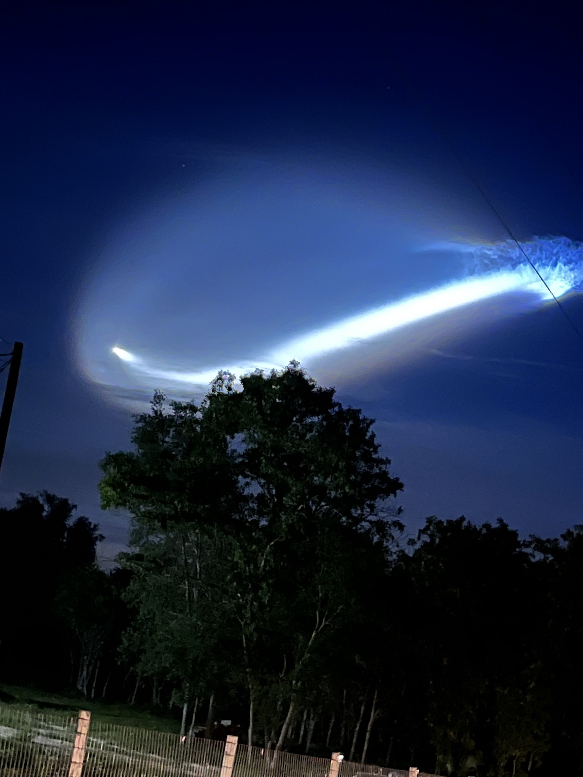 Another View Of SpaceX Falcon 9 Launch From Ocala