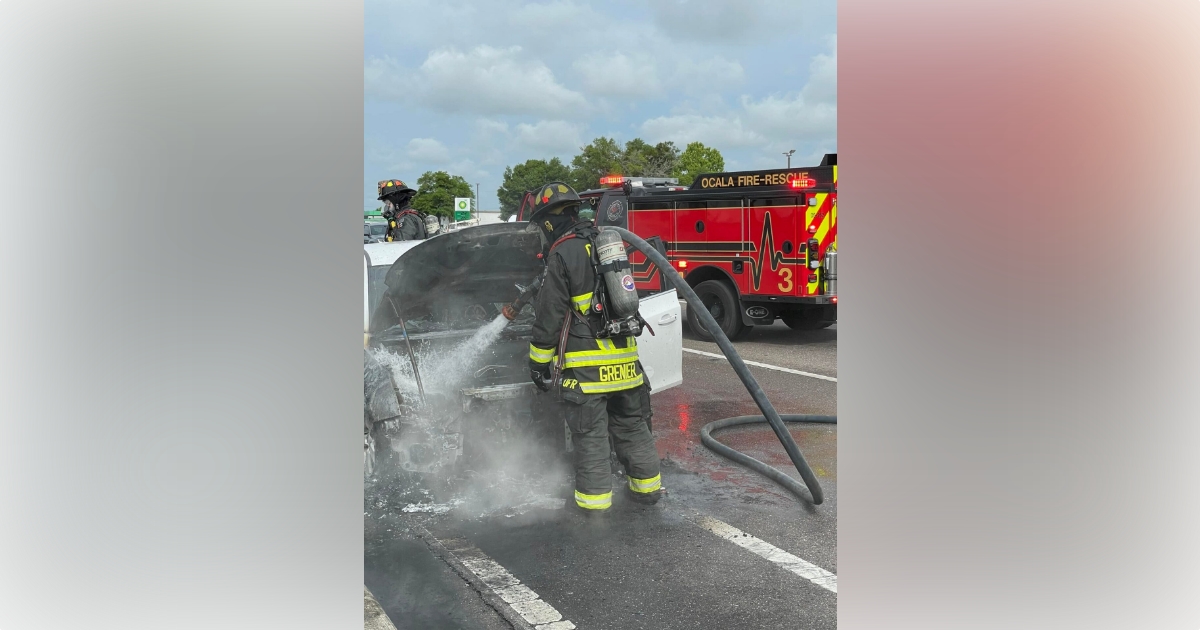 No injuries reported after vehicle catches fire in northeast Ocala 4