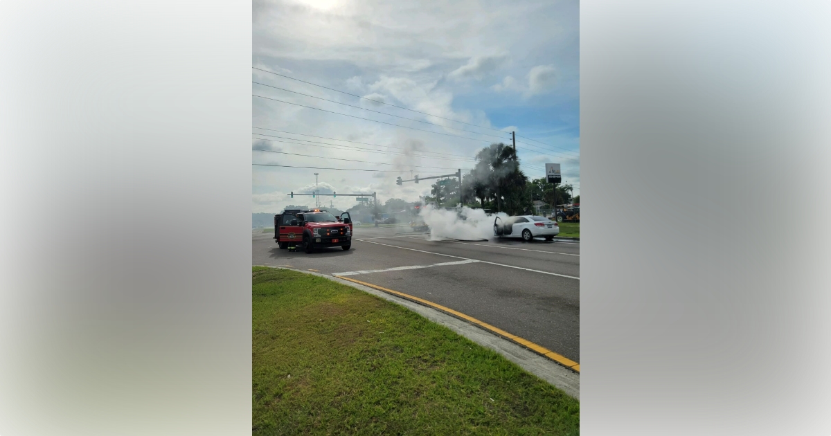 No injuries reported after vehicle catches fire in northeast Ocala