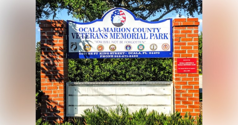 Ocala-Marion County Veterans Memorial Park hosting flag retirement ceremony