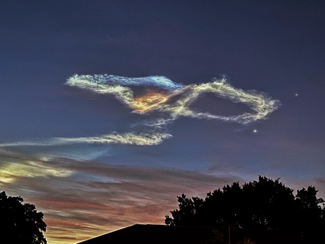 Ocala View Of SpaceX Falcon 9 Launch