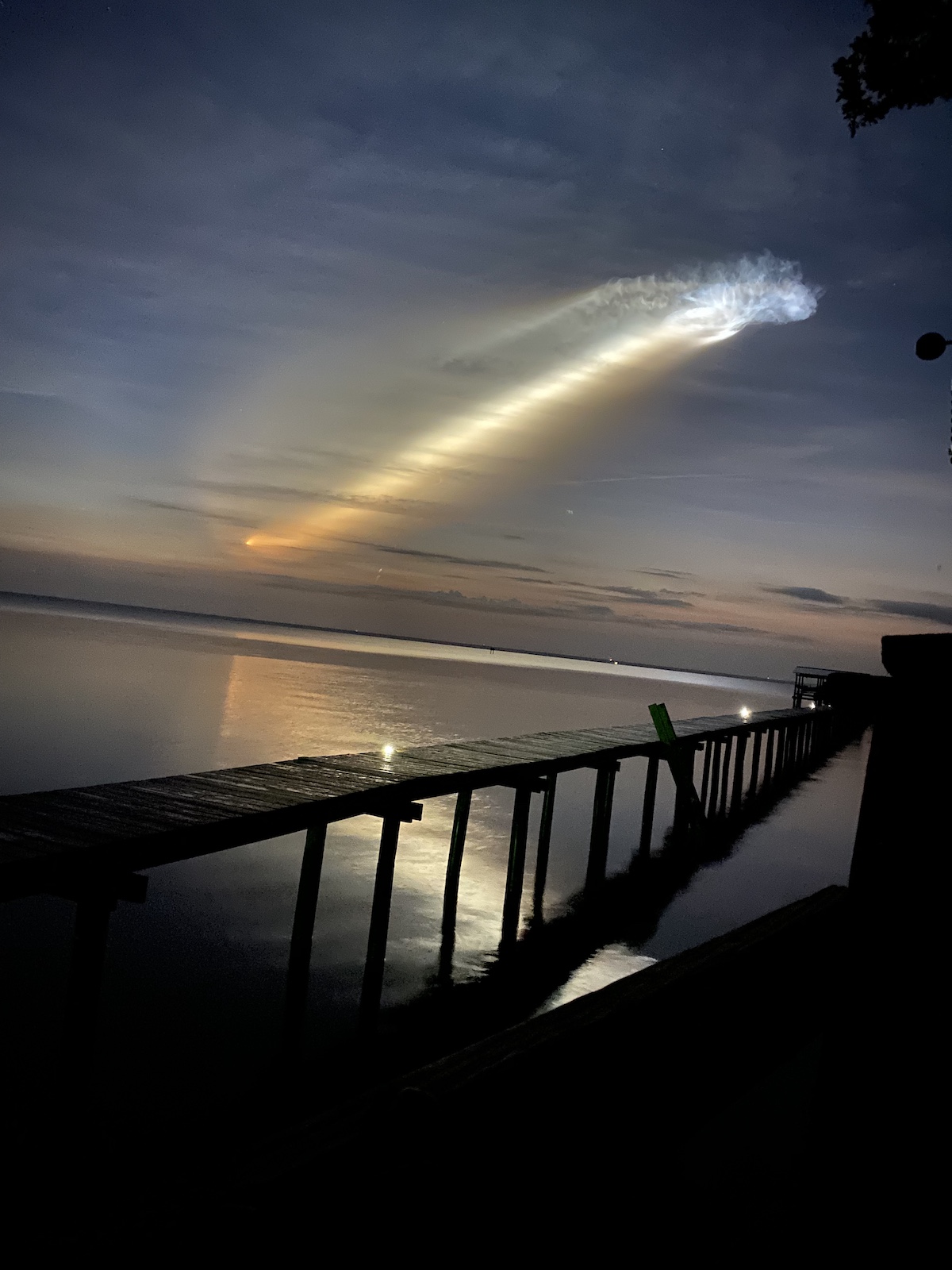 SpaceX Falcon 9 Launch Over The Ocala National Forest