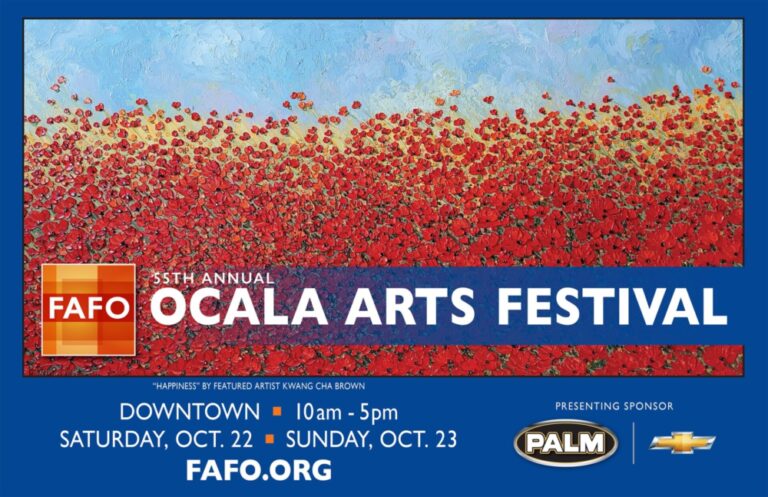 Ocala Arts Festival returning in October, volunteers needed